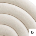 Sunni ivory boucle fabric bedhead - bedhead