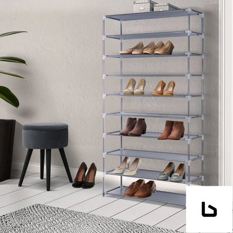 10 tier stackable shoe rack - home & garden > storage