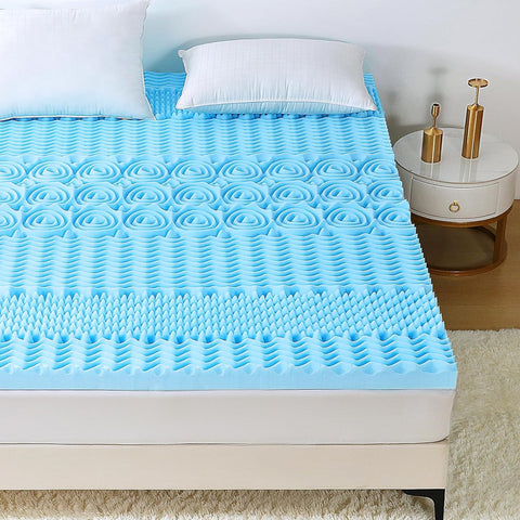 7-Zone Cool Gel Memory Mattress Support Bedding - Available in 5cm and 8cm Thickness_11