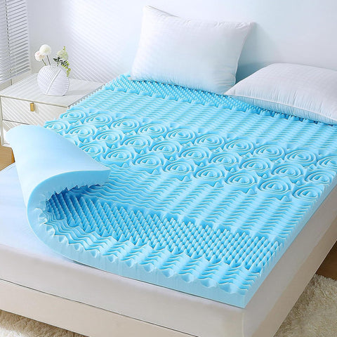 7-Zone Cool Gel Memory Mattress Support Bedding - Available in 5cm and 8cm Thickness_5