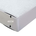 Fully Fitted Non-Woven Cotton Waterproof Mattress Protector Breathable Bed Cover_8