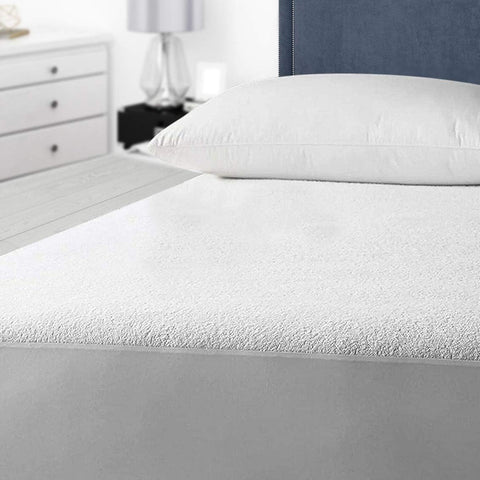 Fully Fitted Non-Woven Cotton Waterproof Mattress Protector Breathable Bed Cover_5