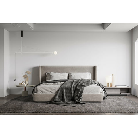BRYANT Novara Arnour Velvet Fabric Bed Frame (Australian