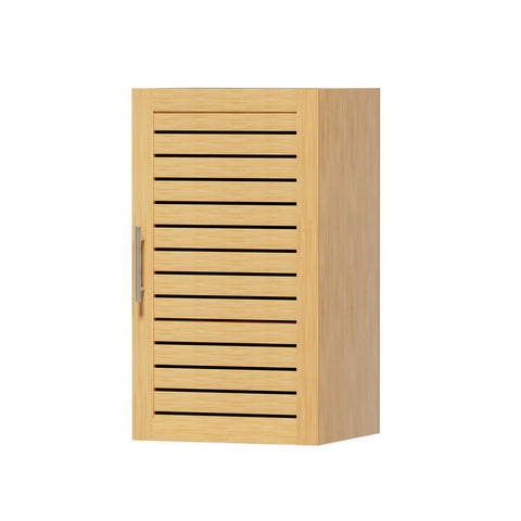 Bathroom storage cabinet 70cm wooden 2 tier shelf wall