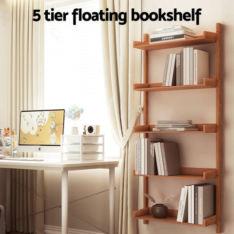 Bookshelf Floating Shelf  CAPIZ Oak
