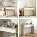 Console table storage drawer jory white pine - furniture >