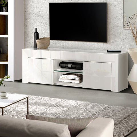 Artiss Entertainment Unit TV Cabinet 130cm White Ivan