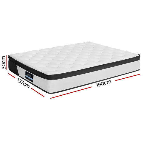 Bedding mattress pocket spring medium firm 30cm pena