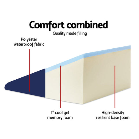 Bedding 2x memory foam wedge pillow neck back support