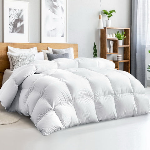 Bedding queen size 500gsm goose down feather quilt - home &