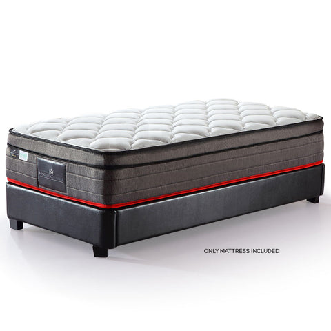 Kingston slumber mattress single size bed euro top pocket