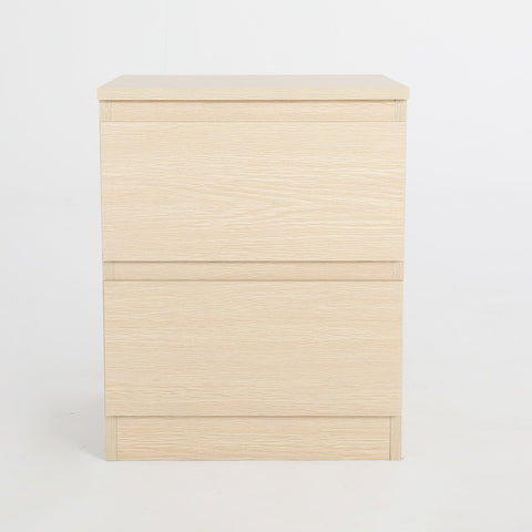 2X Bedside Table Side Storage Cabinet Nightstand Bedroom 2 Drawer JOSS OAK