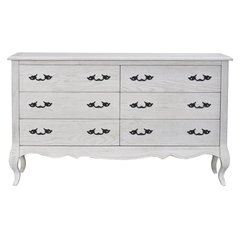 Alice dresser 6 chest of drawers storage cabinet distressed