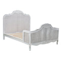Alice king size bed frame rattan timber wood mattress base