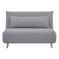Audrey 2 seater sofa futon bed love seat fabric lounge