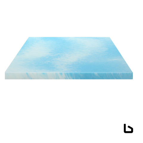 Bamboo 11 zone cool gel memory foam 5cm mattress topper