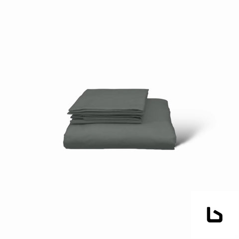 Bamboo hotel bed sheets - queen / charcoal - sheets