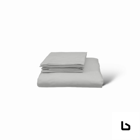 Bamboo hotel bed sheets - queen / mid grey - sheets