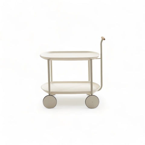Bart cream metal trolly - accent tables