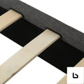Bed frame mattress foundation (dark grey) – double