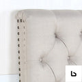 Bed head king size french provincial headboard upholsterd