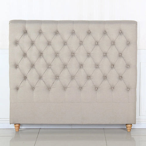 Bed head queen size french provincial headboard upholsterd