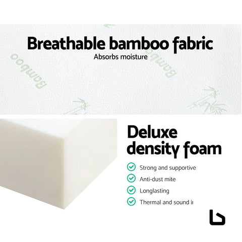 Bedding folding foam portable mattress bamboo fabric