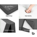Bedding folding foam portable mattress bamboo fabric