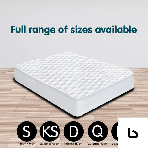 Bf luxury cool max comfortable fully fitted bed mattress