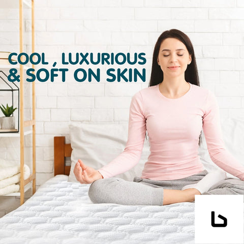 Bf luxury cool max comfortable fully fitted bed mattress