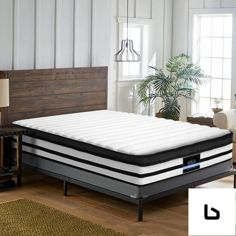 Bf mattress - double size bed euro top pocket spring foam