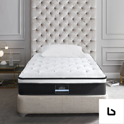 Bf mattress - euro top bonnell spring 21cm thick king single