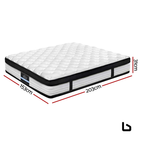 Bf mattress - euro top pocket spring 31cm thick queen