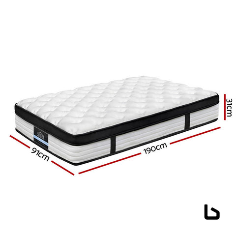 Bf mattress - euro top pocket spring 31cm thick single