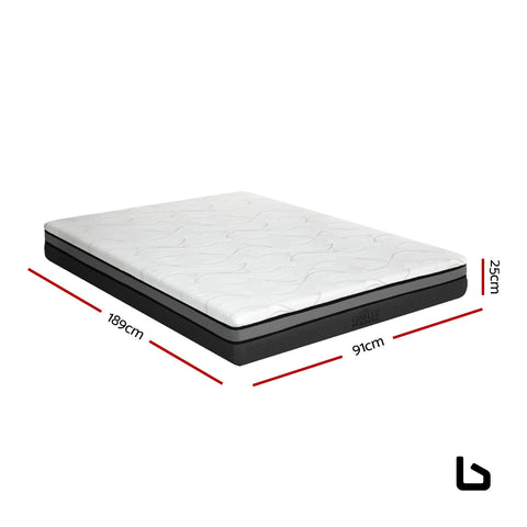 Bf mattress - memory foam bed cool gel non spring comfort