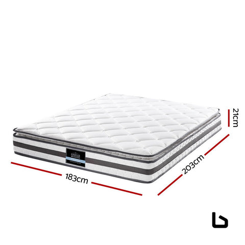 Bf mattress - normay bonnell spring 21cm thick king -