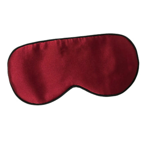 100 silk sleep eye mask for women men burgundy - home &