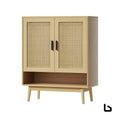 Boho rattan cabinet - furniture > living room