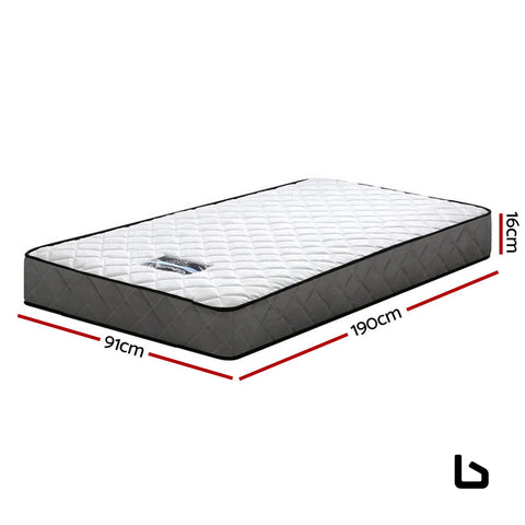 Bf mattress - bonnell spring 16cm thick single