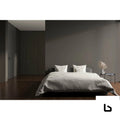 BOWIE Vegas Slate Fabric Bed Frame (Australian Made) BED