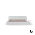 BOWIE Vegas Slate Fabric Bed Frame (Australian Made) BED
