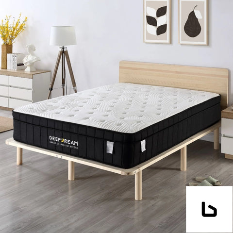 Charcoal infused super firm pocket mattress king single