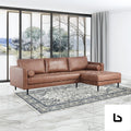 Chelsea 2 seater sofa fabric lounge couch with rhf chaise
