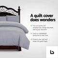 Chic quilt super king cover set - bedding