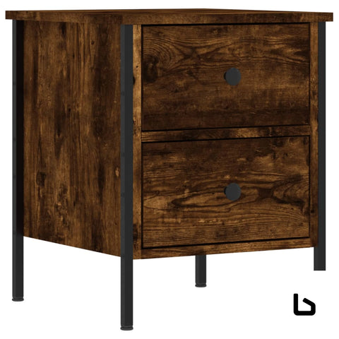 Clare bedside table - smoked oak - tables