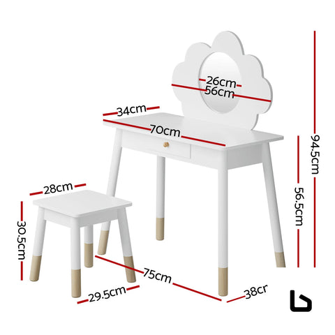 Cloud dressing table - stools