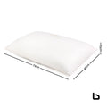 Comfort bamboo memory x 2 foam pillows