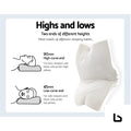 Contour white neck pillow - pillows