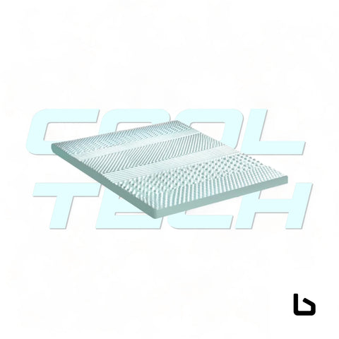 Cool tech 7 zone 8cm thick gel bamboo mattress topper pad