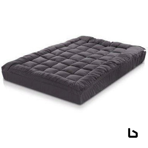 BLAC BAMBOO PILLOW TOP X Mattress Topper Bedding Bedroom Factory 